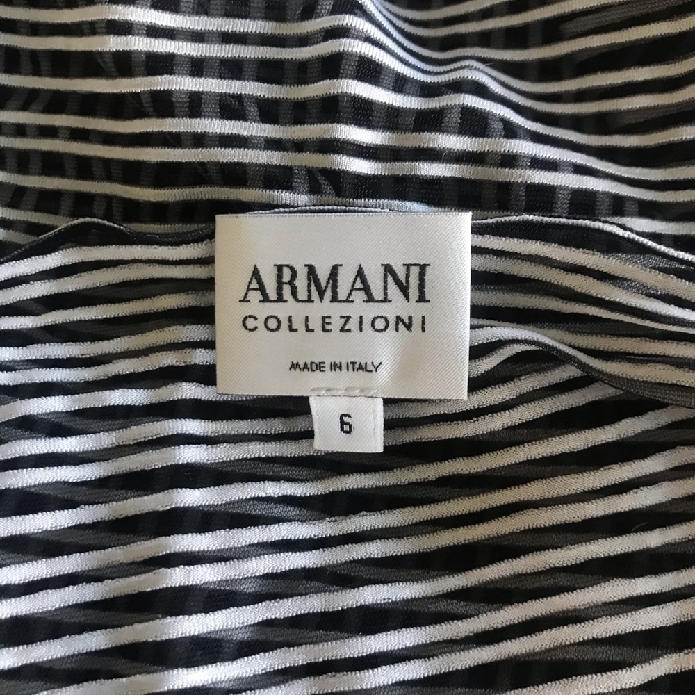 Armani collection spaghetti strap sheer top
